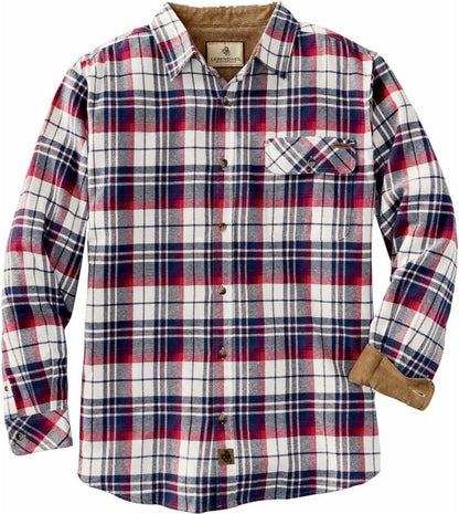 Legendary Whitetails Mens Flannel Long Sleeve Button Down 100% Cotton Shirt
