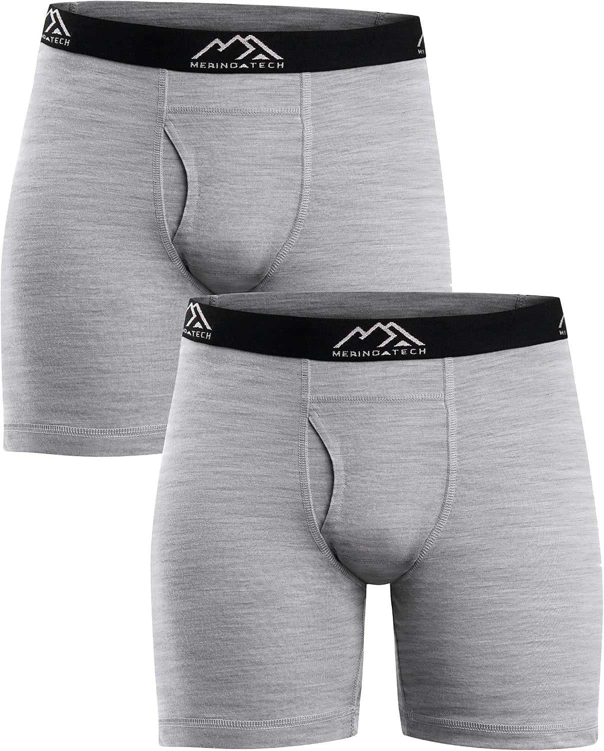 100% Merino Wool Underwear Mens - 1-2 Pack Boxer Briefs for Men 17.5um