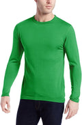 100% Merino Wool - Men's Long Sleeve Crew Shirt - Thermal Base Layer