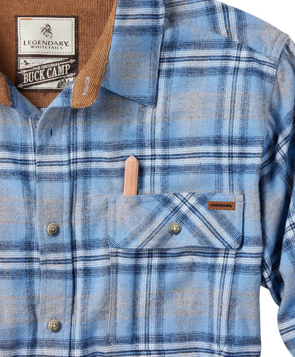 Legendary Whitetails Mens Flannel Long Sleeve Button Down 100% Cotton Shirt