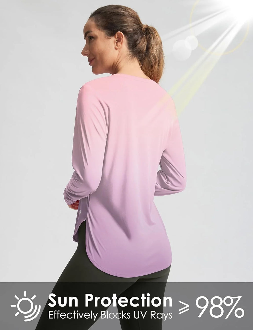 G Gradual Women's Sun Shirts UPF 50+ Long Sleeve Workout Hiking Tops