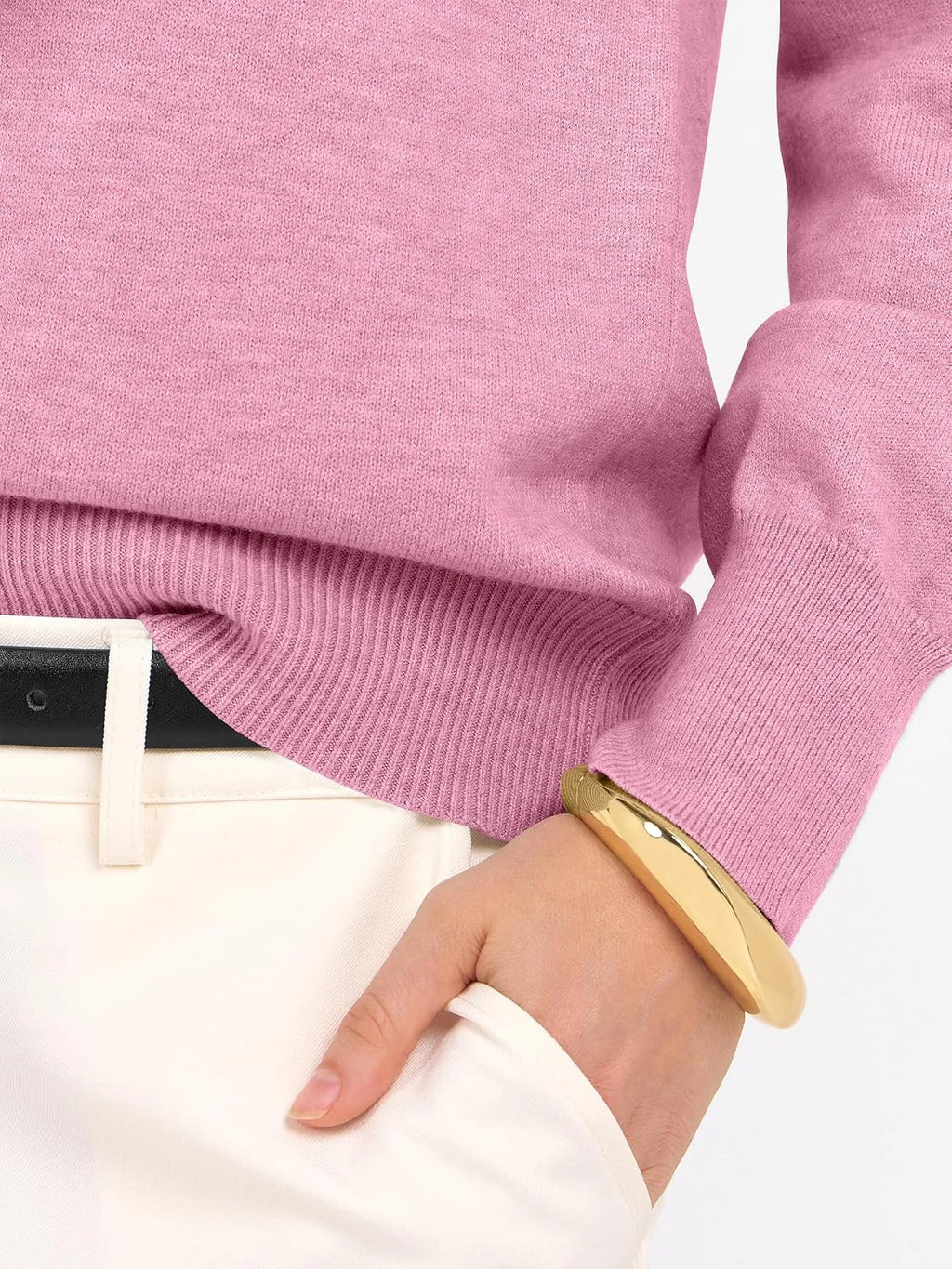 ANRABESS Women’s Fall Long Sleeve V Neck Light Sweaters