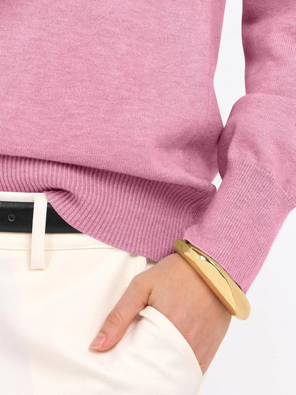 ANRABESS Women’s Fall Long Sleeve V Neck Light Sweaters