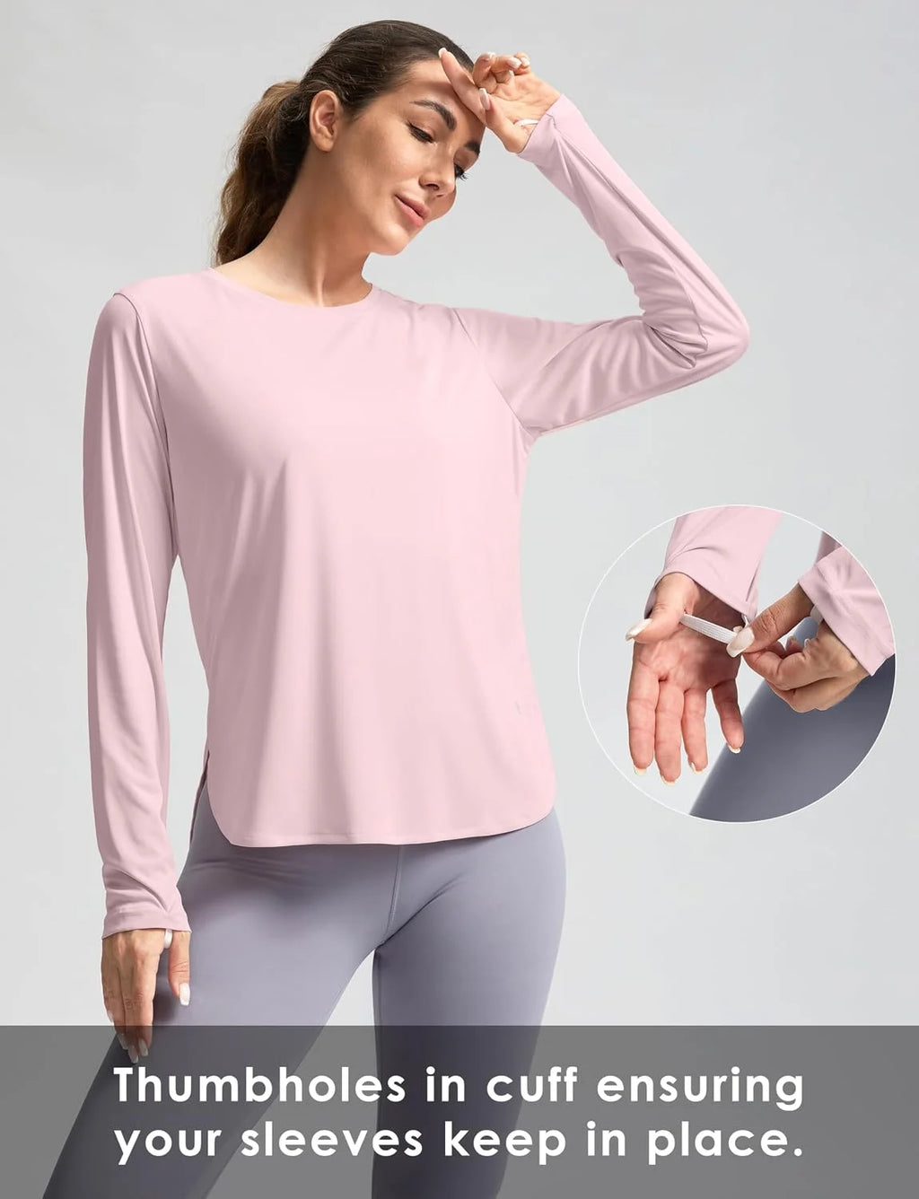 G Gradual Women's Sun Shirts UPF 50+ Long Sleeve Workout Hiking Tops