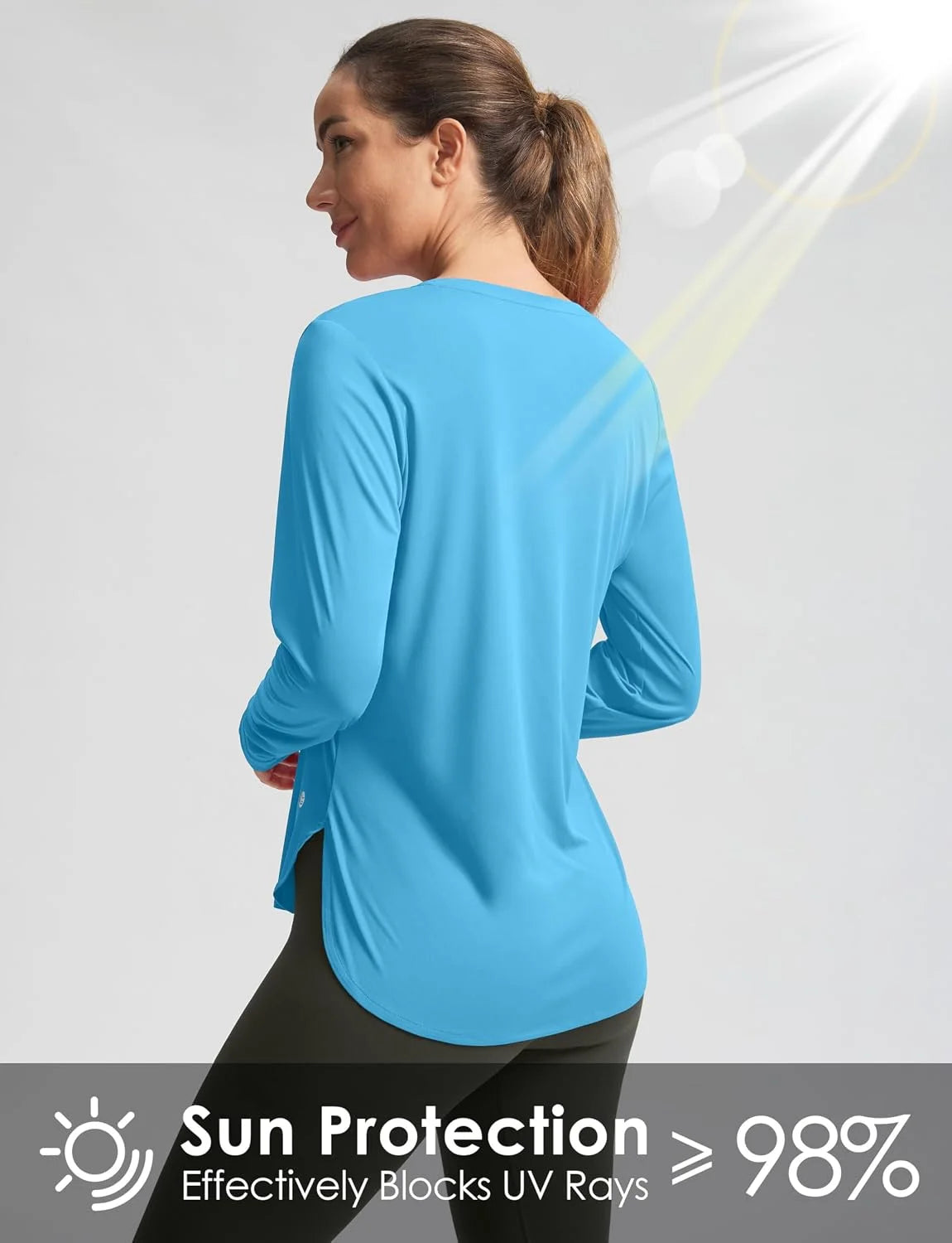 G Gradual Women's Sun Shirts UPF 50+ Long Sleeve Workout Hiking Tops