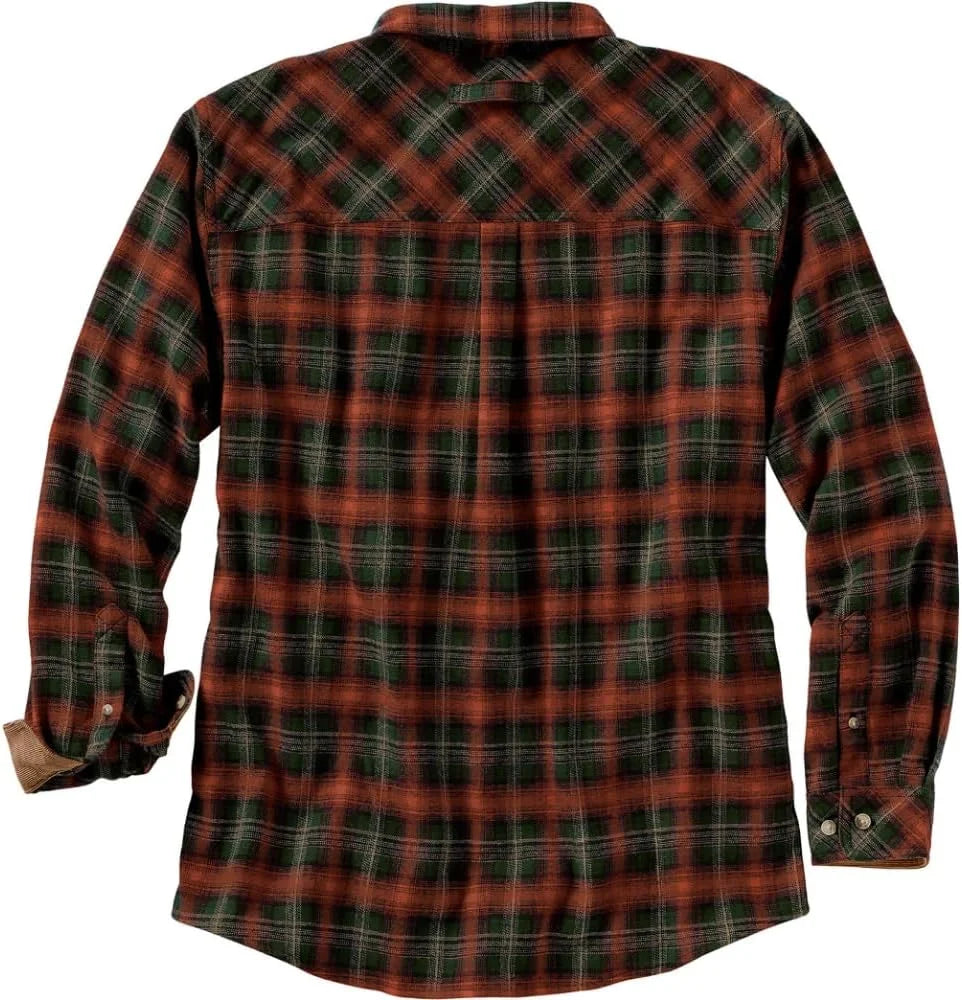 Legendary Whitetails Mens Flannel Long Sleeve Button Down 100% Cotton Shirt