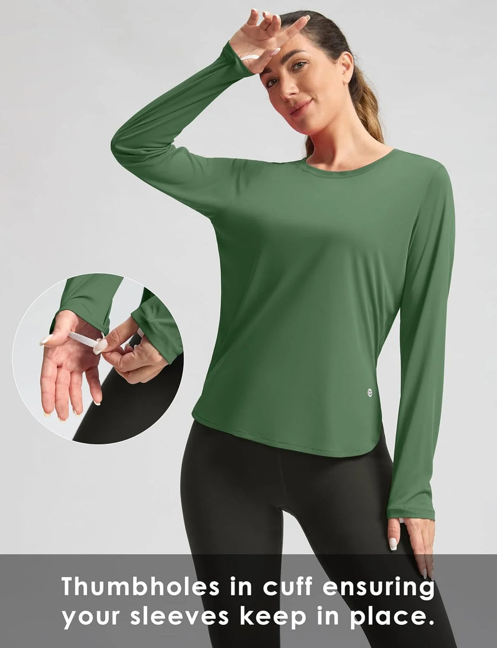 G Gradual Women's Sun Shirts UPF 50+ Long Sleeve Workout Hiking Tops