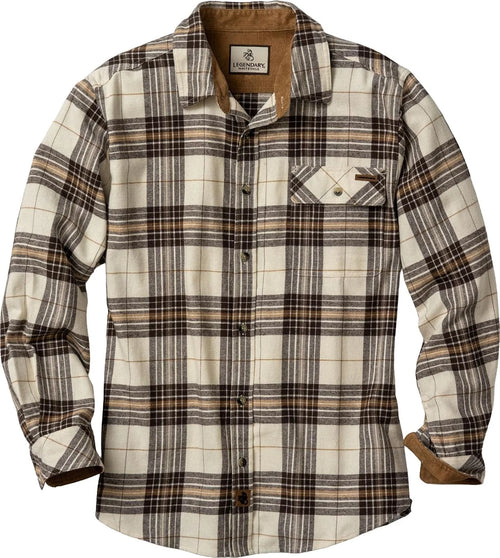 Legendary Whitetails Mens Flannel Long Sleeve Button Down 100% Cotton Shirt