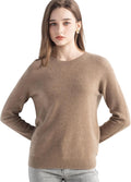Chanyarn Women's 100% Merino Wool 2025 Fall Winter First-Line Ready to Wear Long Sleeve Seamless Knit Crewneck Sweater