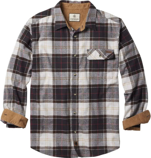 Legendary Whitetails Mens Flannel Long Sleeve Button Down 100% Cotton Shirt
